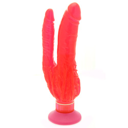 9 pulgadas pared Bangers Doble Penetrator Vibrador impermeable